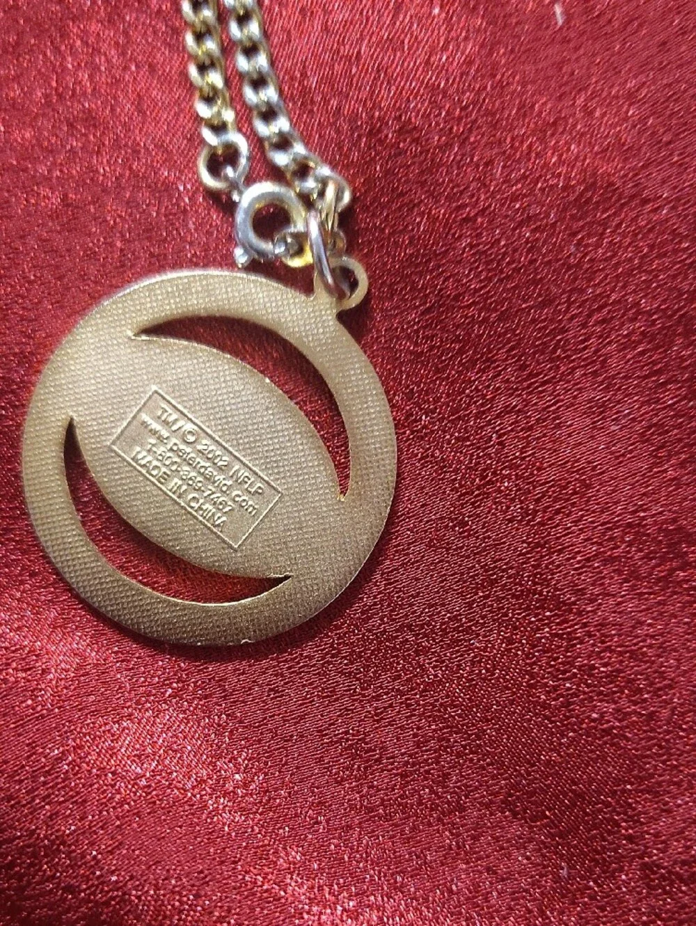 Green Bay Packers Gold-Tone Pendant Necklace
